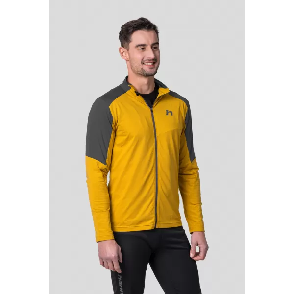  Herren-Sweatshirt HANNAH ENGE ERNTE GOLD/ASPHALT MEL 