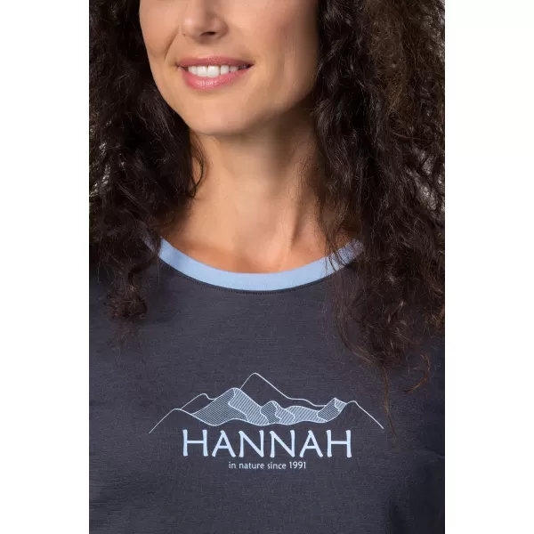  Damen-T-Shirt HANNAH LESLIE ASPHALT/ENGEL FÄLLT 