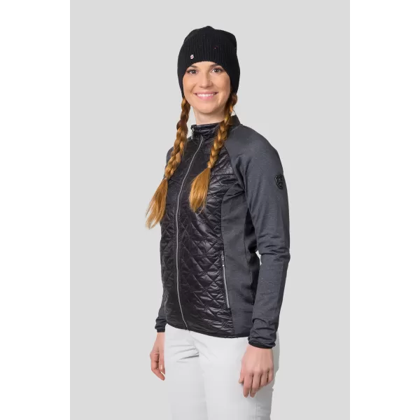  Damen-Sweatshirt HANNAH ELSA ANTHRAZIT/DUNKELGRAUMEL 