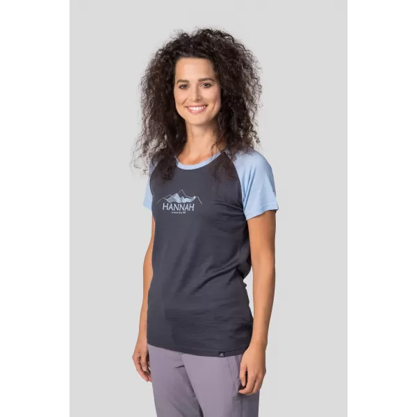  Damen-T-Shirt HANNAH LESLIE ASPHALT/ENGEL FÄLLT 