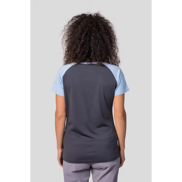  Damen-T-Shirt HANNAH LESLIE ASPHALT/ENGEL FÄLLT 