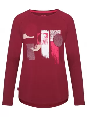 Damen-T-Shirt LOAP ABENKA CLW22162 DUNKELROSA