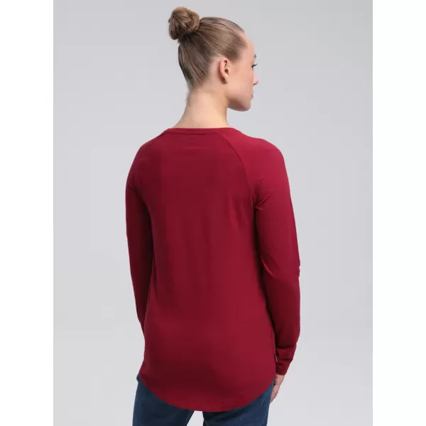  Damen-T-Shirt LOAP ABENKA CLW22162 DUNKELROSA 