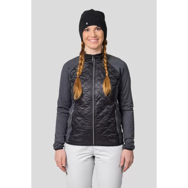  Damen-Sweatshirt HANNAH ELSA ANTHRAZIT/DUNKELGRAUMEL 