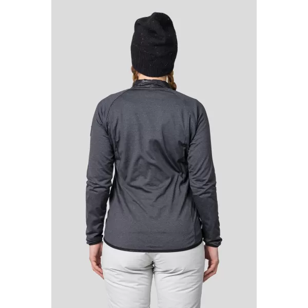 Damen-Sweatshirt HANNAH ELSA ANTHRAZIT/DUNKELGRAUMEL 