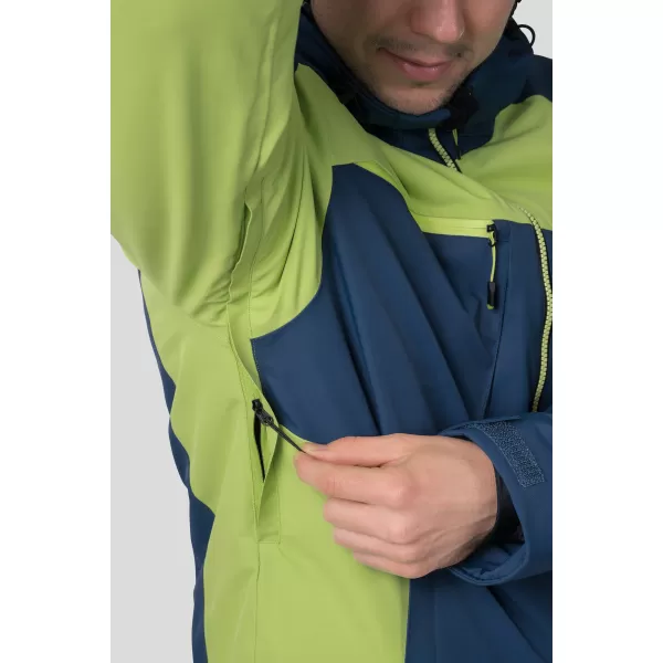  Herrenjacke HANNAH KELTON MITTERNACHTSMARINE/LIMETTENGRÜN 