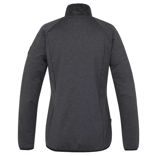 Damen-Sweatshirt HANNAH ELSA ANTHRAZIT/DUNKELGRAUMEL 