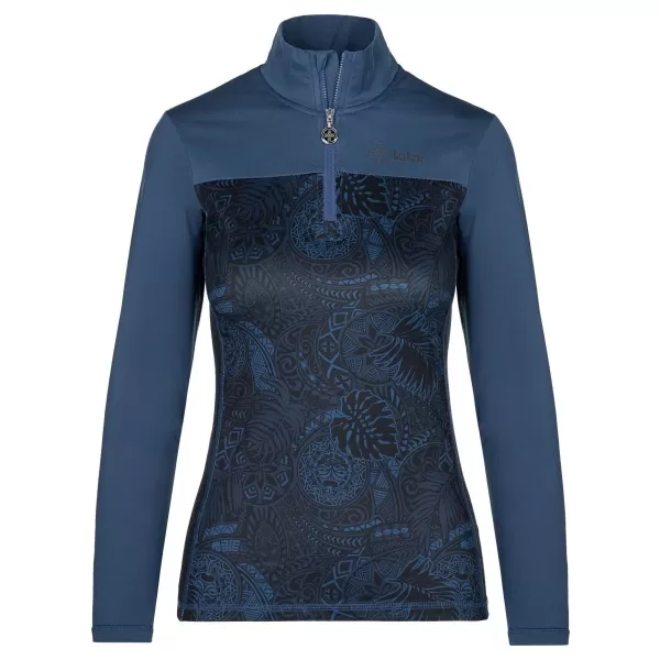  Damen Funktions-T-Shirt mit langen Ärmeln KILPI LEEMA-W SL0508KI DUNKELBLAU 