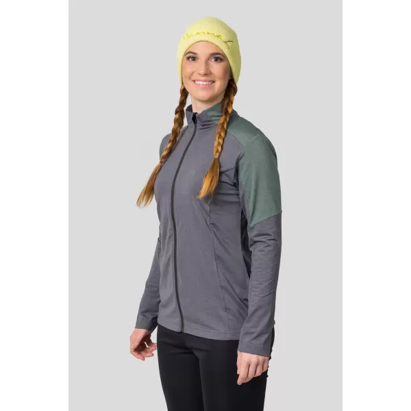  Damen-Sweatshirt HANNAH NEMEA ASPHALT MEL/CHINOIS MEL 