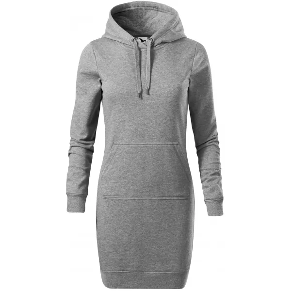  Erweitertes Damen-Sweatshirt MALFINI SNAP 419 DUNKELGRAUE HIGHLIGHTS 