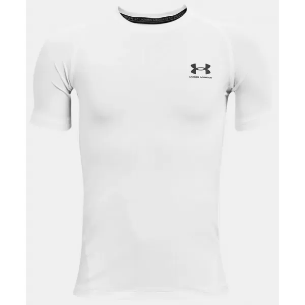  T-Shirt für Jungen UNDER ARMOUR HG ARMOUR SS 1361723-100 WEIß 
