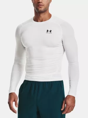 Kompressionsshirt für Herren UNDER ARMOUR HG ARMOUR COMP LS 1361524-100 WEIß