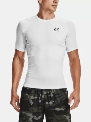 Kompressionsshirt für Herren UNDER ARMOUR HG ARMOUR COMP SS 1361518-100 WEIß