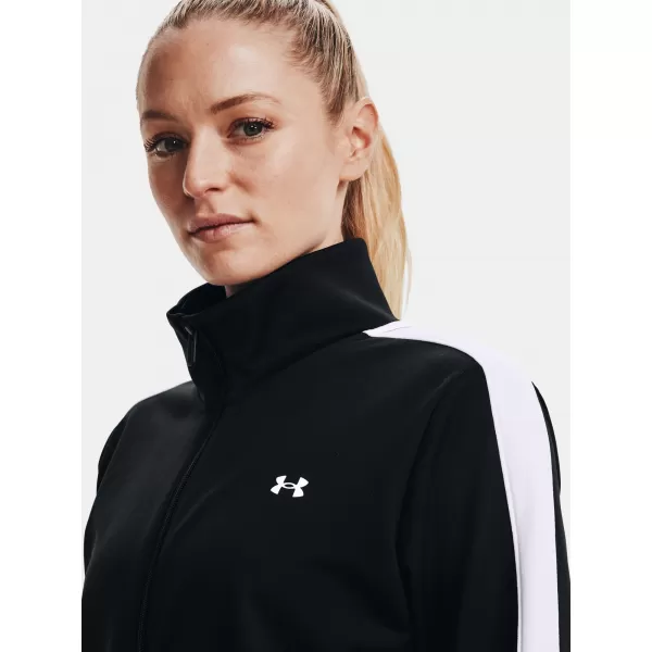  Damen-Set UNDER ARMOUR TRICOT TRACKSUIT 1365147-001 SCHWARZ 