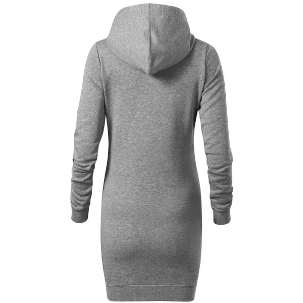  Erweitertes Damen-Sweatshirt MALFINI SNAP 419 DUNKELGRAUE HIGHLIGHTS 