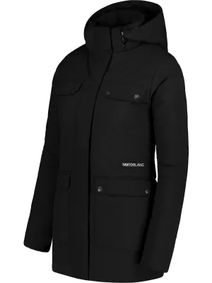 Wintermantel für Damen NORDBLANC NIPPY NBWJL7726 KRISTALLSCHWARZ