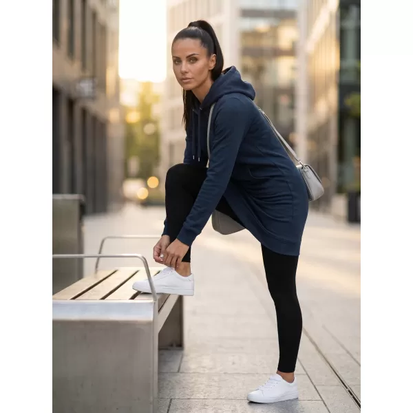  Erweitertes Damen-Sweatshirt MALFINI SNAP 419 MARINEBLAU 