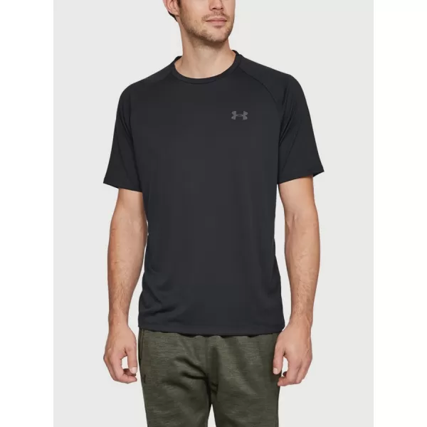  Herren-T-Shirt UNDER ARMOUR TECH 2.0 SS TEE 1326413-001 SCHWARZ 
