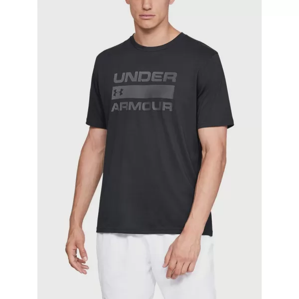  Herren-T-Shirt UNDER ARMOUR TEAM ISSUE WORDMARK SS 1329582-001 SCHWARZ 