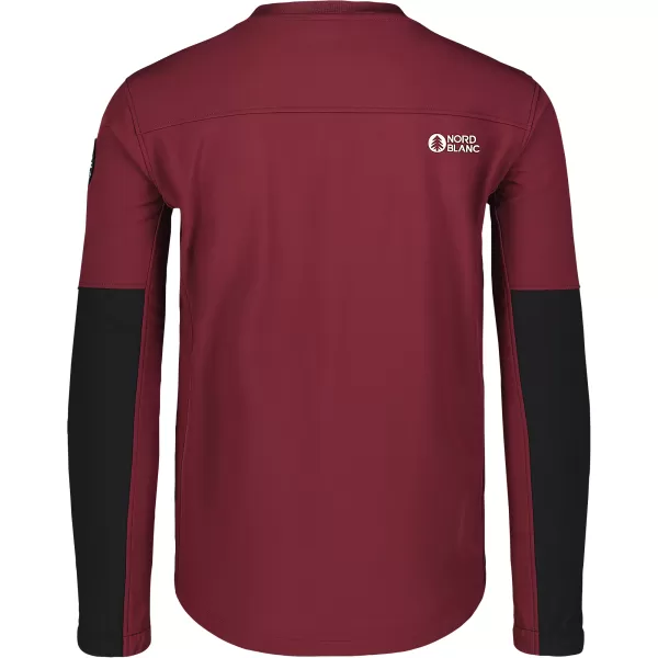  Herren-Softshelljacke NORDBLANC DECOMPONATE NBSSM7644 BURGUND 