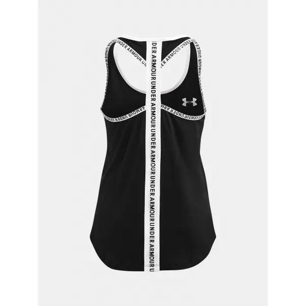  Tanktop für Mädchen UNDER ARMOUR KNOCKOUT TANK 1363374-001 SCHWARZ 