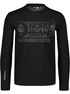 Herren-Softshelljacke NORDBLANC DECOMPONATE NBSSM7644 KRISTALLSCHWARZ