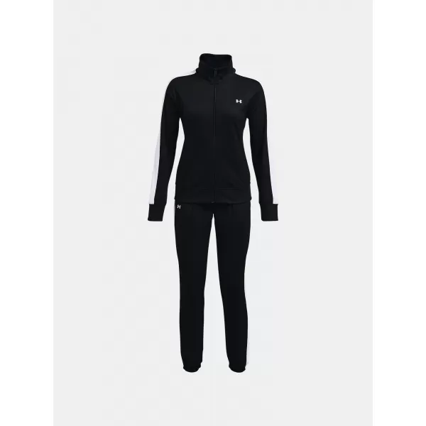  Damen-Set UNDER ARMOUR TRICOT TRACKSUIT 1365147-001 SCHWARZ 