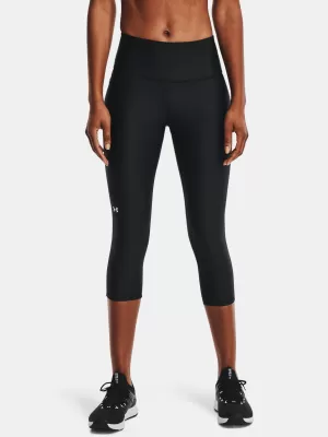 Kompressionsleggings für Damen UNDER ARMOUR HG ARMOUR HI CAPRI NS 1365334-001 SCHWARZ