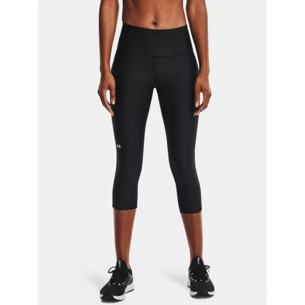  Kompressionsleggings für Damen UNDER ARMOUR HG ARMOUR HI CAPRI NS 1365334-001 SCHWARZ 