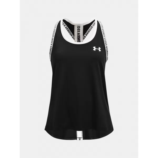  Tanktop für Mädchen UNDER ARMOUR KNOCKOUT TANK 1363374-001 SCHWARZ 