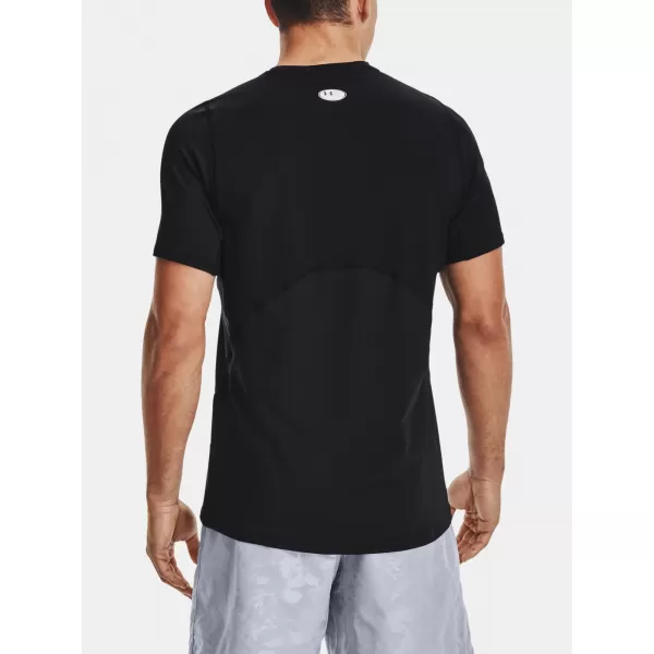  Herren-T-Shirt UNDER ARMOUR HG ARMOUR FITTED SS 1361683-001 SCHWARZ 