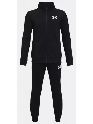 Jungen-Set UNDER ARMOUR KNIT TRACK SUIT 1363290-001 SCHWARZ