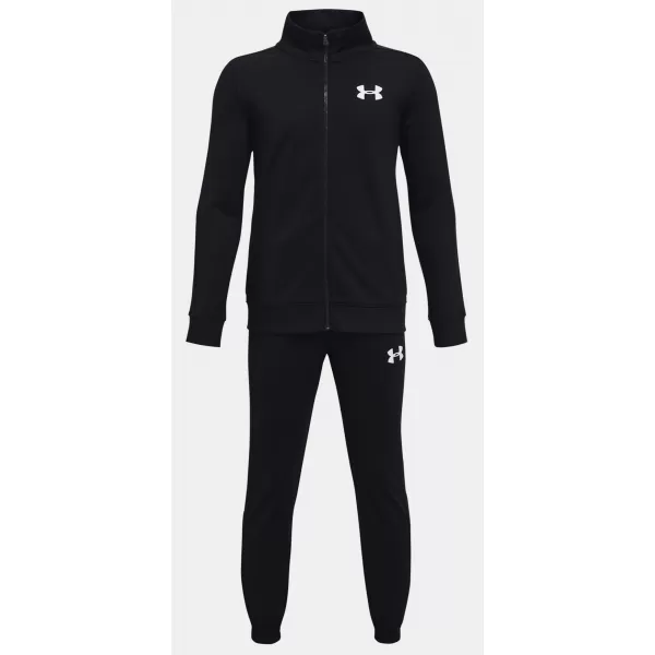  Jungen-Set UNDER ARMOUR KNIT TRACK SUIT 1363290-001 SCHWARZ 