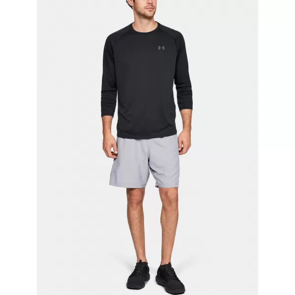  Herren-T-Shirt UNDER ARMOUR TECH 2.0 LS 1328496-001 SCHWARZ 