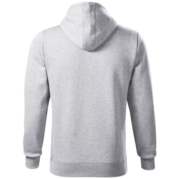  Herren-Sweatshirt MALFINI CAPE 413 HELLGRAUE AKZENTE 