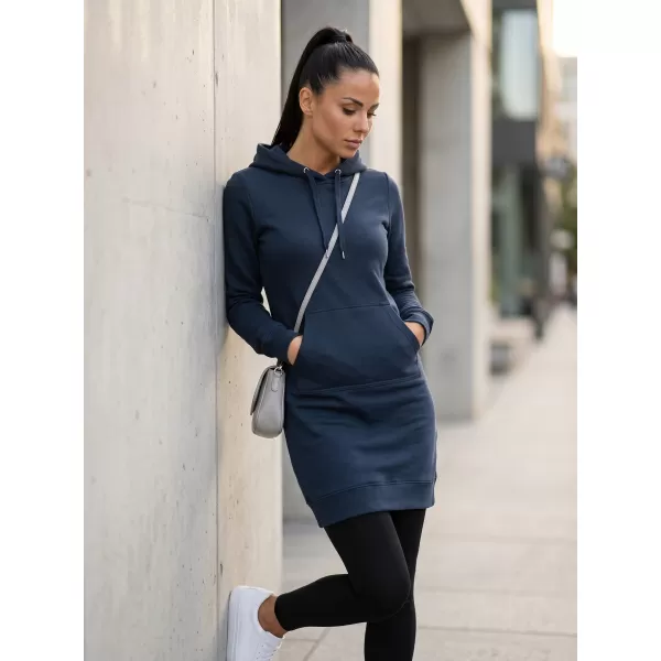  Erweitertes Damen-Sweatshirt MALFINI SNAP 419 MARINEBLAU 