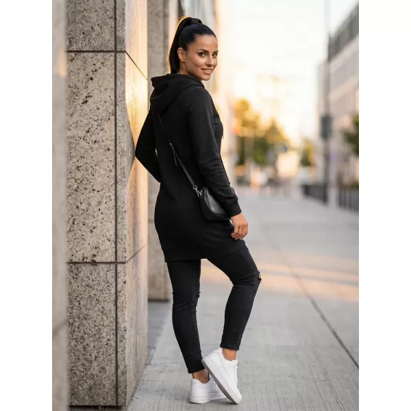  Erweitertes Damen-Sweatshirt MALFINI SNAP 419 SCHWARZ 