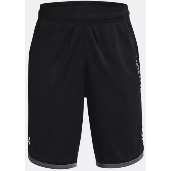 Shorts für Jungen UNDER ARMOUR STUNT 3.0 SHORTS 1361802-001 SCHWARZ 