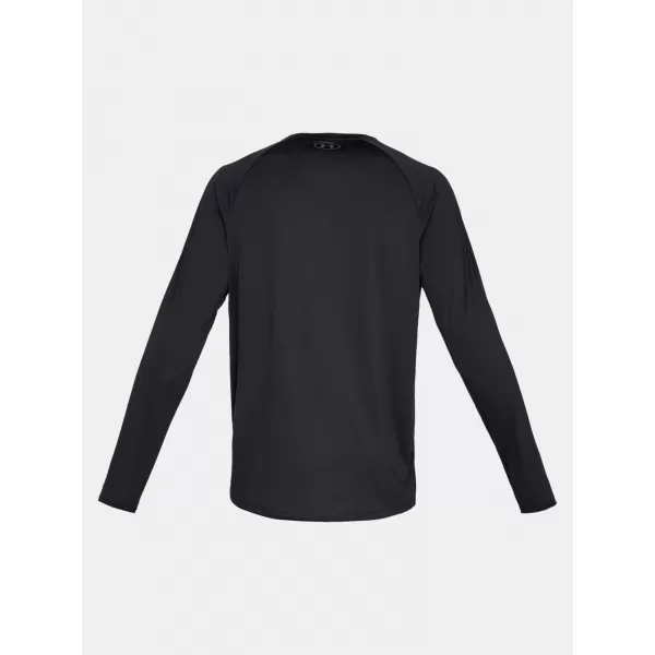  Herren-T-Shirt UNDER ARMOUR TECH 2.0 LS 1328496-001 SCHWARZ 