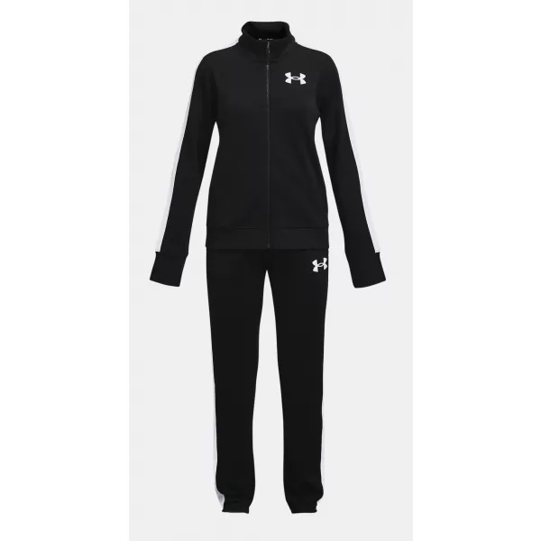  Mädchenset UNDER ARMOUR EM KNIT TRACK SUIT 1363380-002 SCHWARZ 