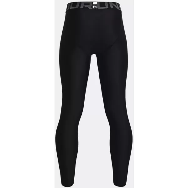  Leggings für Jungen UNDER ARMOUR HG ARMOUR LEGGINGS 1361738-001 SCHWARZ 
