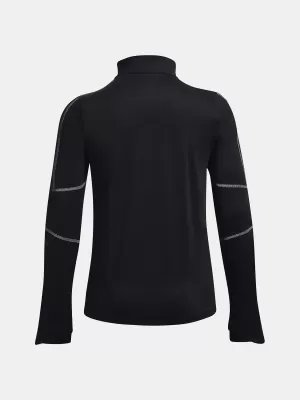 Damen-T-Shirt UNDER ARMOUR UA TRAIN CW 1/2 ZIP 1373969-001 SCHWARZ