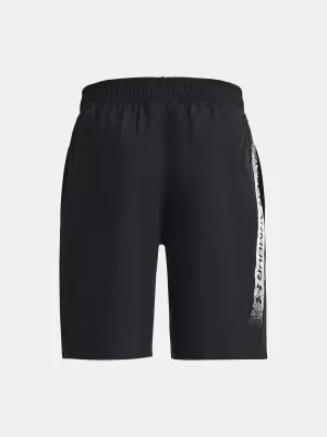 Shorts für Jungen UNDER ARMOUR UA WOVEN GRAPHIC SHORTS 1370178-003 SCHWARZ
