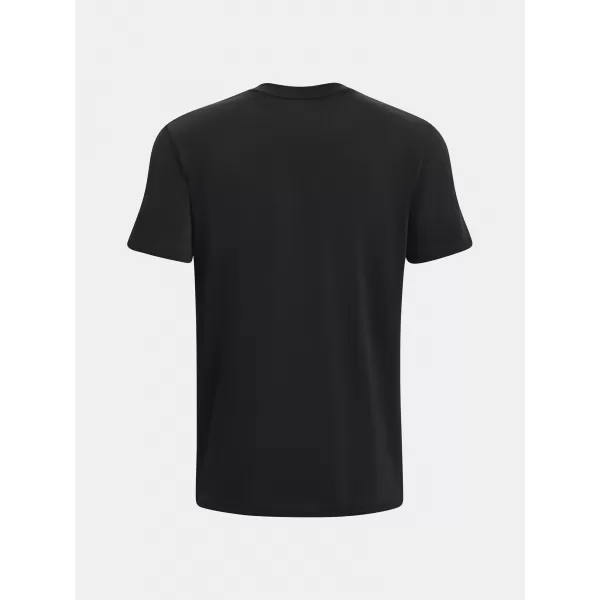  Herren-T-Shirt UNDER ARMOUR UA LOGO EMB HEAVYWEIGHT SS 1373997-001 SCHWARZ 