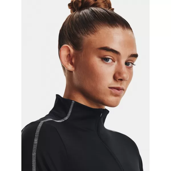  Damen-T-Shirt UNDER ARMOUR UA TRAIN CW 1/2 ZIP 1373969-001 SCHWARZ 