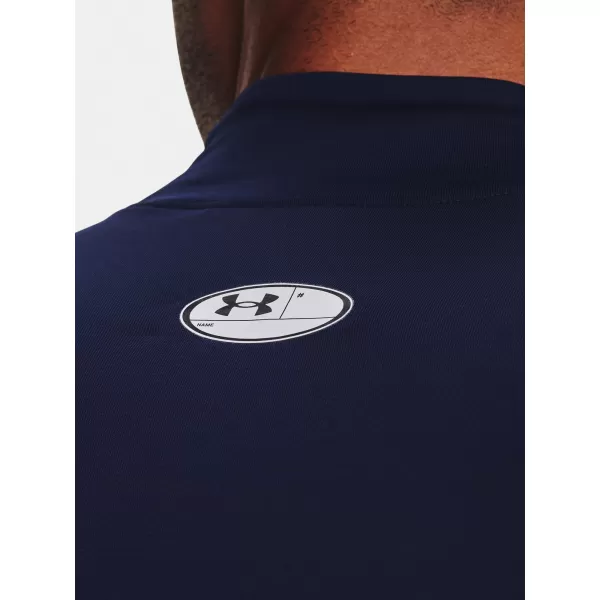  Herren-T-Shirt UNDER ARMOUR UA CG ARMOUR FITTED MOCK 1366066-410 BLAU 