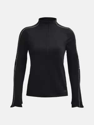 Damen-T-Shirt UNDER ARMOUR UA TRAIN CW 1/2 ZIP 1373969-001 SCHWARZ