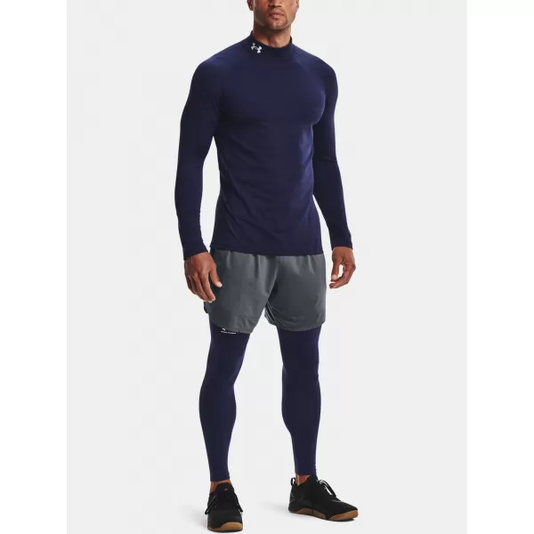  Herren-T-Shirt UNDER ARMOUR UA CG ARMOUR FITTED MOCK 1366066-410 BLAU 