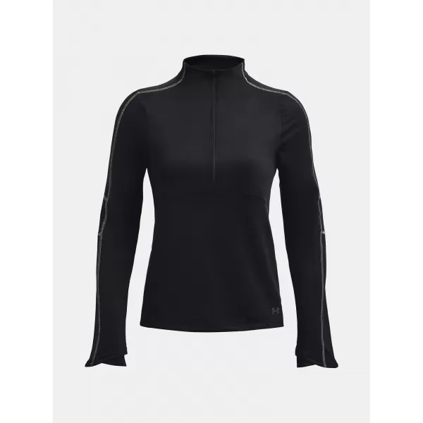  Damen-T-Shirt UNDER ARMOUR UA TRAIN CW 1/2 ZIP 1373969-001 SCHWARZ 
