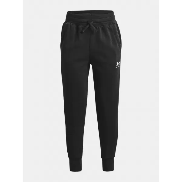  Mädchenhosen UNDER ARMOUR RIVAL FLEECE LU JOGGERS 1373133-001 SCHWARZ 